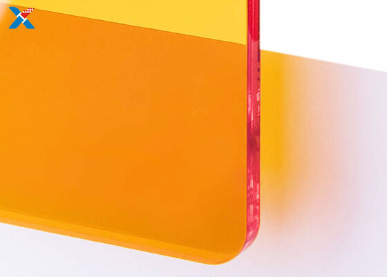 kopen 3mm kleurde het Fluorescente Oranje Acrylblad Grote Gegoten PMMA-Comités online manufacture