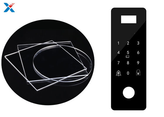 Het transparante Glas van Plexi van het Kras Bestand Acrylblad UV Harde Met een laag bedekte