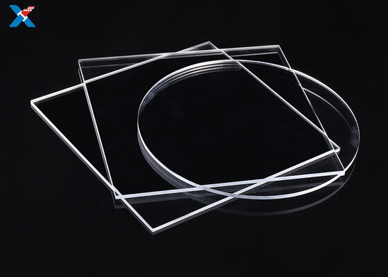 Het harde Met een laag bedekte AcryldieBlad van het Krasbewijs aan Grootte voor Vertoningslens wordt gesneden