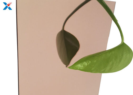 Ce-SGS ISO9001 Acrylspiegelblad Rose Gold Customized Cutting