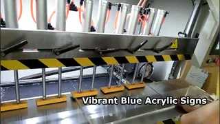 Blauwe acrylplaten voor prachtige borden